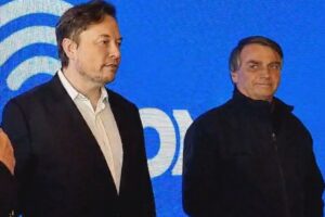 Bolsonaro chama Elon Musk de 'mito da liberdade', durante encontro (Foto: Reprodução)
