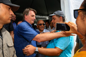 presidente Jair Bolsonaro durante evento com parlamentares no Palácio do Planalto Foto: Presidência da República