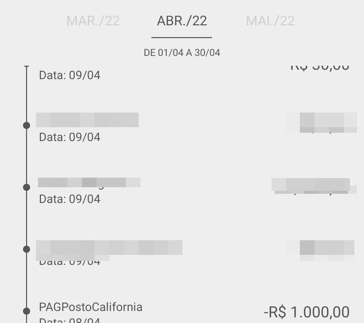 Um empresário do ramo de manutenção de máquinas agrícolas diz que foi vítima de cobrança indevida de R$ 900 no Posto Califórnia, em Itauçu. (Foto: reprodução)