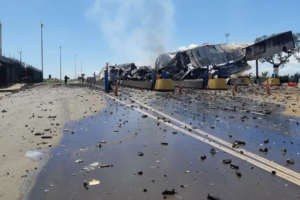 Mulher que perdeu audição após acidente em praça de pedágio na BR-050 deve ser indenizada em R$20 mil (Foto: PRF)