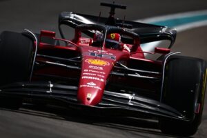Charles Leclerc no primeiro treino livre de Miami