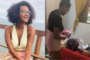 Jessi, do 'BBB 22', volta para Goiás e mãe brinca com bagunça em casa: 'Parecendo o quarto Grunge'