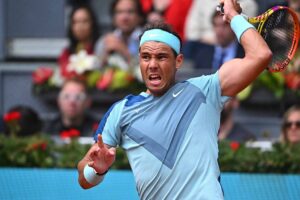 Nadal retornou as quadras apos sofrer uma lesão em março