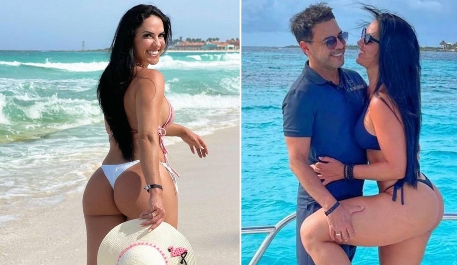 Graciele Lacerda diz na web que Zezé 'usufrui' do seu bumbum: 'Por isso que eu cuido'