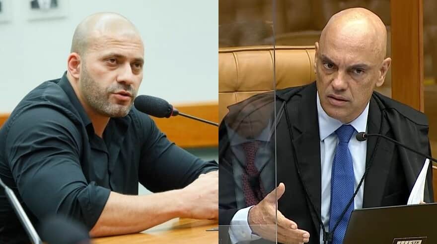 Ministro já havia multado o parlamentar em R$ 405 mil. Moraes aplica multa de R$ 135 mil a Daniel Silveira por tornozeleira eletrônica