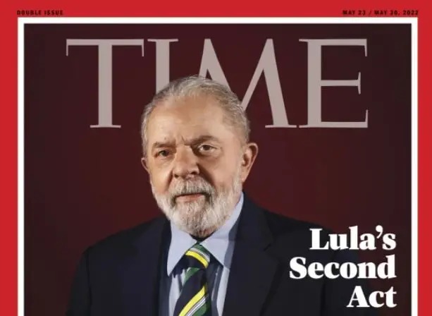 Jornalista americana diz que Lula foi "muito charmoso". Capa da revista 'Time', Lula fala sobre Ucrânia, Bolsonaro e democracia