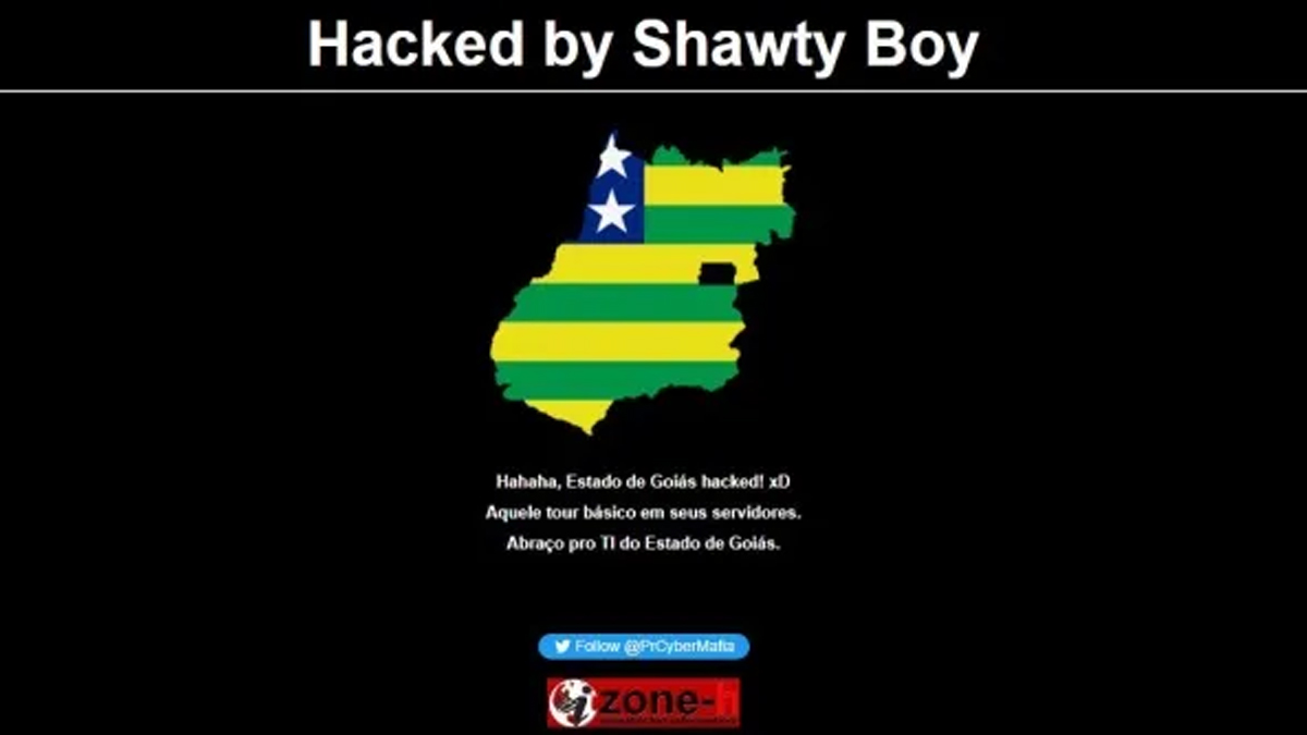 Site do governo de Goiás sofre ataque hacker