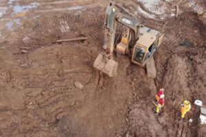 A Polícia Civil de Minas Gerais identificou nesta terça (3) o corpo de mais uma vítima do rompimento da barragem da Vale em Brumadinho (MG). (Foto: divulgação/Corpo de Bombeiros)
