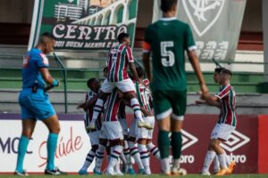 Jogo entre Fluminense e Goiás nas Laranjeiras