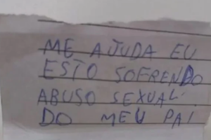 Menina de 10 anos denuncia abuso por bilhete em Santa Catarina: “Me ajuda”