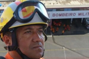 A força-tarefa que atuava nas buscas pelas vítimas de naufrágio no lago Serra da Mesa encontrou o corpo do bombeiro Francisco Roque de Araújo. (Foto: reprodução)