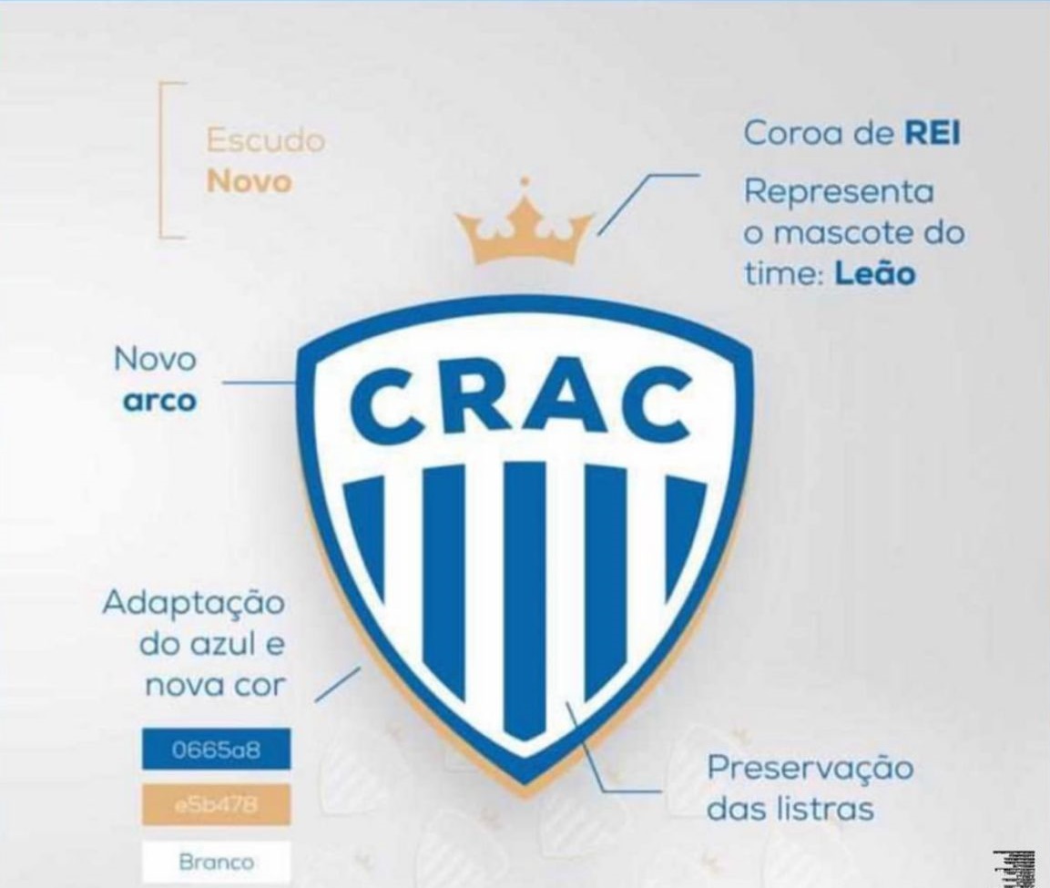 Novo escudo do Crac de Catalão