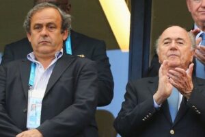 Michel Platini e Joseph Blatter