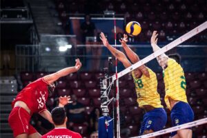 Jogo entre Brasil e Irã na Liga das Nações