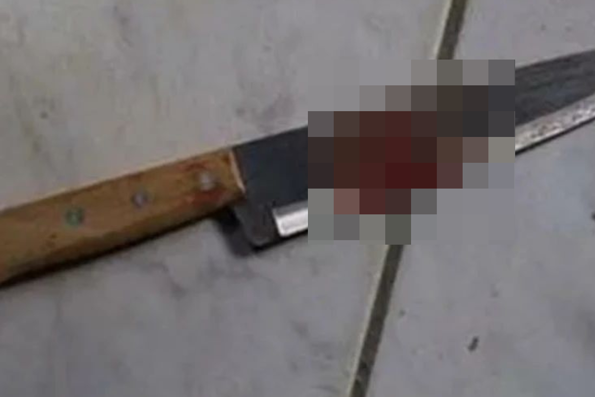 Mulher buscou uma faca em sua residência, retornou ao estabelecimento e golpeou o abdômen do homem. (Foto: Divulgação – PC)