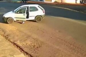 Homem tenta roubar carro no Paraná, mas veículo estraga em seguida