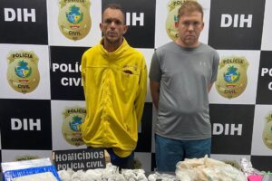 Suspeitos de matar dono de espetinho por disputa de ponto de drogas são presos em Goiânia e Luziânia