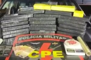 Homem é preso com 25 tabletes de maconha e 30 comprimidos de ecstasy em Jaraguá