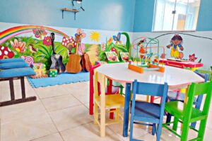 Penitenciário de Pires do Rio recebe “Espaço Lúdico” para filhos que visitem os pais presos