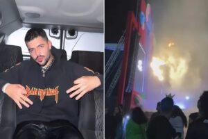 Show do DJ Pedro Sampaio é interrompido após princípio de incêndio em Aparecida (GO)