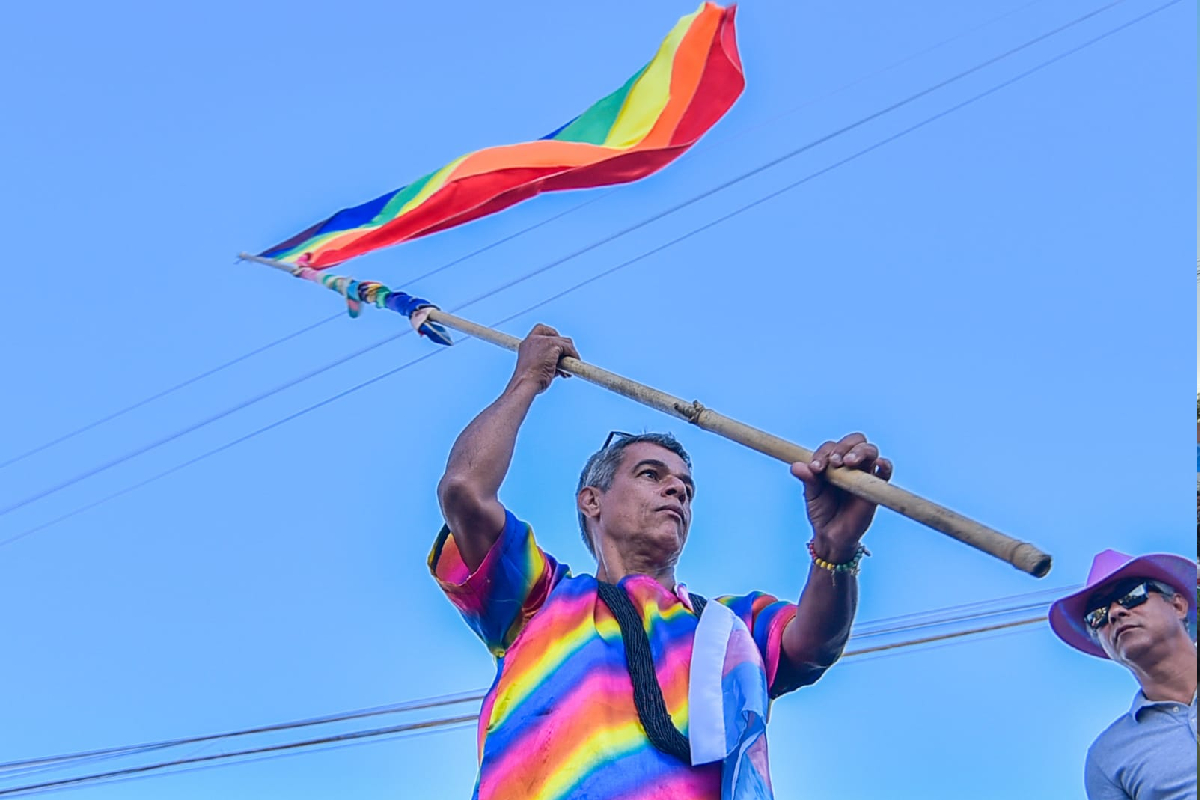 Marco Aurélio Oliveira aproveitou a festa e disse ao Mais Goiás que considera o evento um ato político de extrema importância