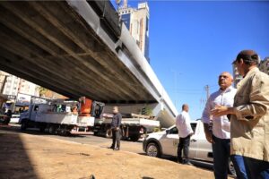 Prefeitura aguarda conclusão de relatórios sobre viaduto da T-63, em Goiânia (Foto: Divulgação)
