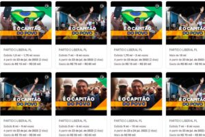 PL colocou dinheiro no Google para promover Bolsonaro como 'capitão do povo'. Bolsonaro anúncios no YouTube bloqueios de canais