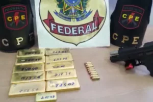 Suspeito foi abordado na GO-230, após uma denúncia. Homem é preso com barras de ouro avaliadas em R$ 2 milhões, em Vila Propício