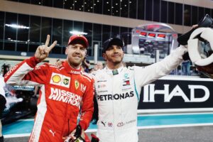 Hamilton publicou uma homenagem para Vettel nas redes sociais