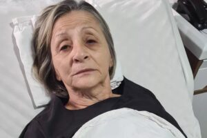 Idosa de 73 anos é internada após ser picada por escorpião quando lavava espinafre, no Pará (Foto: Arquivo pessoal)