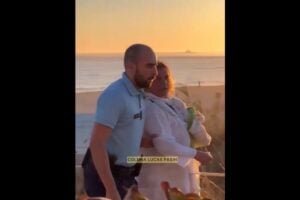 Vídeo mostra prisão da mulher que fez ofensas racistas aos filhos de Giovanna Ewbank e Bruno Gagliasso