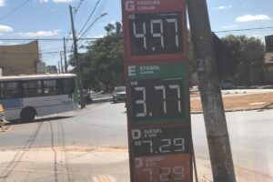 Goiânia já tem gasolina a R$ 4,97