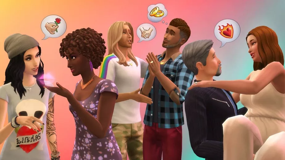 Novo recurso estará em expansão do game. The Sims 4 permitirá aos jogadores escolher orientação sexual de personagens