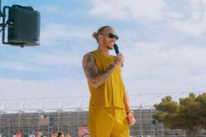 Lewis Hamilton na França