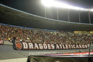 Torcida do Atlético Goianiense no estádio Serra Dourada