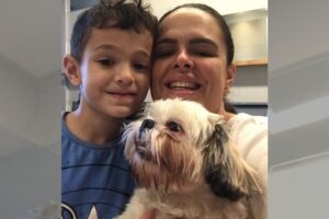 Família recupera cachorro furtado em restaurante de Goiânia (Foto: Arquivo pessoal)