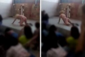 Professor de escola estadual na zona sul de SP faz dança sensual em festa junina (Foto: Redes sociais)