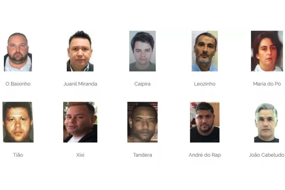 Governo atualiza lista dos 10 criminosos mais procurados do Brasil e seus crimes; veja quem são