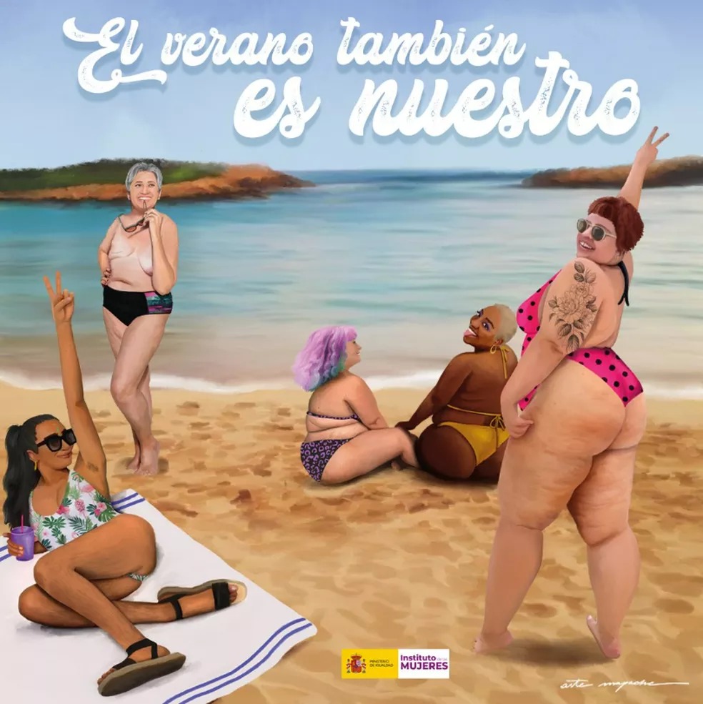 'O verão também é nosso': campanha do governo espanhol para combater preconceito (Foto: Governo da Espanha)
