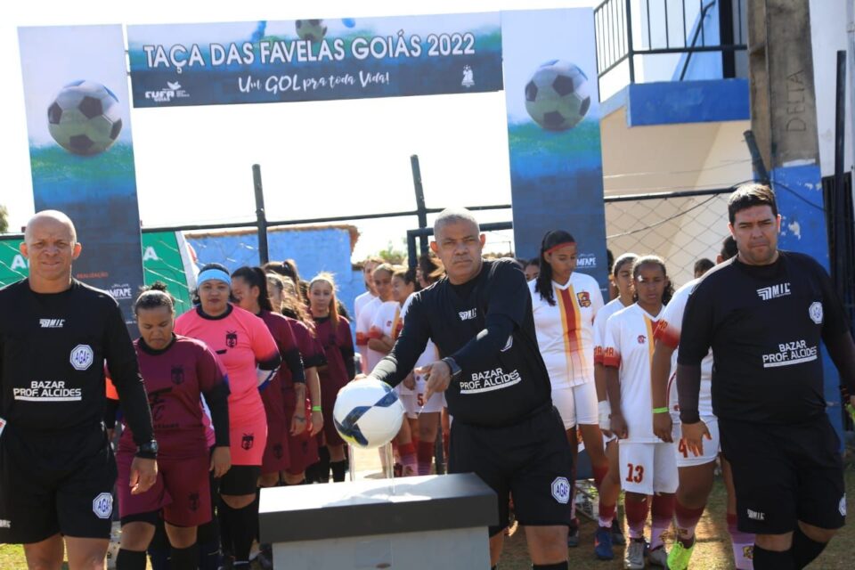 Início de jogo da Taça das Favelas 2022