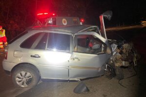 Motorista que estaria alcoolizado provoca acidente na BR 153, em Porangatu