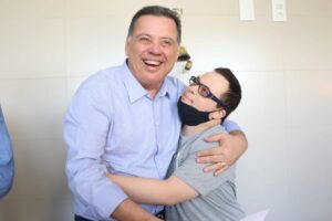 Marconi recebe apoio de presidente da Fundação Nacional das Associações Pestalozzi, em Ipameri