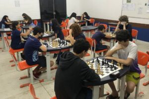 Alunos da rede pública e privada de Goiânia disputam torneio de xadrez (Divulgação)