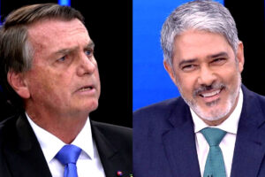 Bolsonaro e William Bonner