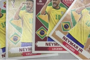 Figurinha do Neymar do Álbum da Copa