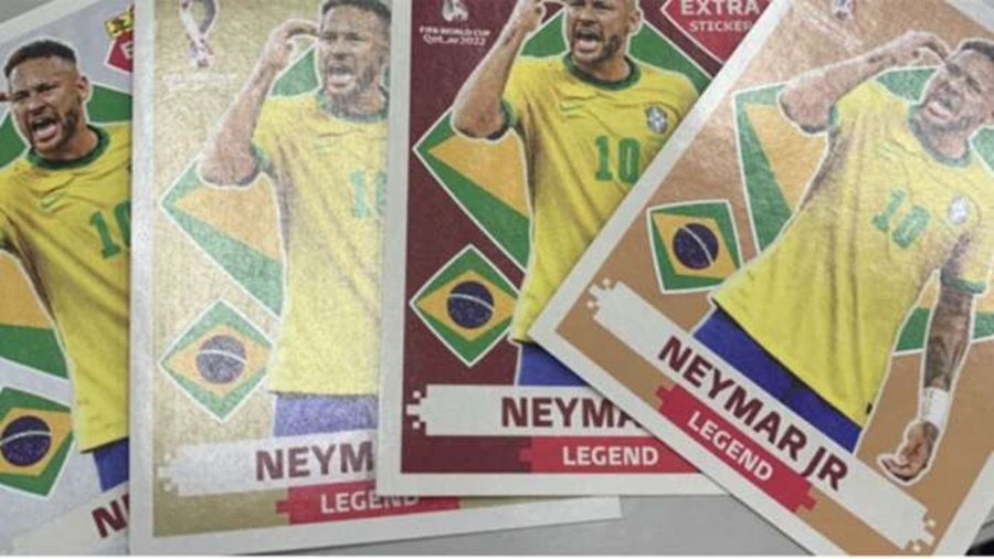 Figurinha do Neymar do Álbum da Copa