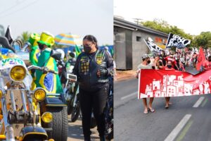 Grupos da direita conservadora e da esquerda organizam atos para o 7 de Setembro - Independência do Brasil -, na Grande Goiânia. (Fotos: Jucimar de Sousa/Mais Goiás)