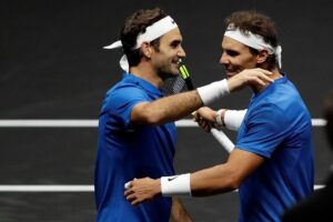 Roger Federer e Rafael Nadal em dupla