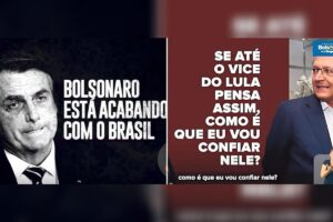 Lula e Bolsonaro aumentam ataques em programa na TV (Foto: Reprodução)