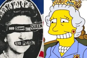 Do Sex Pistols aos Simpsons: a rainha Elizabeth II na cultura popular (Fotos: Reprodução)